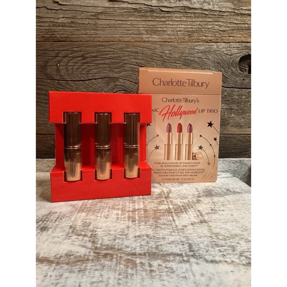 Charlotte Tilbury ICONic‎ Hollywood Lip Trio – NIB | MSRP = $65+